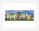 Surfboard Fence (Framed) -  Dennis Frates - McGaw Graphics