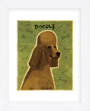 Poodle (brown)  (Framed) -  John W. Golden - McGaw Graphics