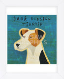 Jack Russell Terrier (square)  (Framed) -  John W. Golden - McGaw Graphics