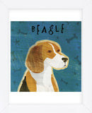 Beagle (square)  (Framed) -  John W. Golden - McGaw Graphics