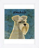 Schnauzer (square)  (Framed) -  John W. Golden - McGaw Graphics
