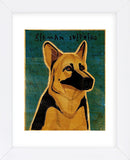 German Shepherd (Framed) -  John W. Golden - McGaw Graphics