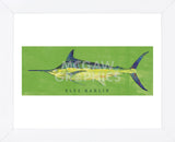 Blue Marlin  (Framed) -  John W. Golden - McGaw Graphics