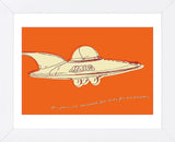 Lunastrella Flying Saucer  (Framed) -  John W. Golden - McGaw Graphics