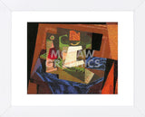 Fruit Bowl on a Tablecloth (Framed) -  Juan Gris - McGaw Graphics