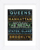 New York Hoods (color) (Framed) -  John W. Golden - McGaw Graphics