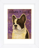 French Bulldog (White Brindle) (Framed) -  John W. Golden - McGaw Graphics
