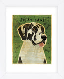 Great Dane (Harlequin, no crop) (Framed) -  John W. Golden - McGaw Graphics