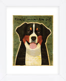 Bernese Mountain Dog (Framed) -  John W. Golden - McGaw Graphics