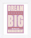 Dream Big (pink) (Framed) -  John W. Golden - McGaw Graphics