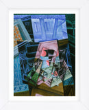 Still Life before an Open Window, Place Ravignan, 1915 (Framed) -  Juan Gris - McGaw Graphics