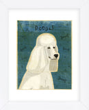 Poodle (white)  (Framed) -  John W. Golden - McGaw Graphics