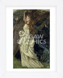 Ophelia, ca. 1865  (Framed) -  Arthur Hughes - McGaw Graphics