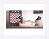 Checkers and Slats  (Framed) -  Ray Hendershot - McGaw Graphics