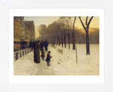 Boston Common at Twilight, 1885-86  (Framed) -  Childe Hassam - McGaw Graphics