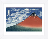 Red Fuji (Framed) -  Katsushika Hokusai - McGaw Graphics