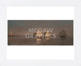 Gloucester, Mackerel Fleet at Dawn, 1884 (Framed) -  Winslow Homer - McGaw Graphics