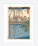 Precincts of the Tenjin Shrine at Kameido, 1856 (Framed) -  Ando Hiroshige - McGaw Graphics