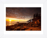 Daybreak on the Maine Coast (Framed) -  Michael Hudson - McGaw Graphics