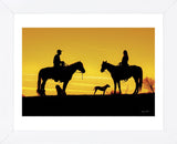 Evening Visit (Framed) -  Barry Hart - McGaw Graphics