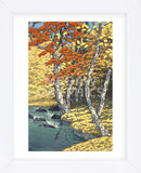 Autumn at Oirase (Oirase no aki), 1933 (Framed) -  Kawase Hasui - McGaw Graphics