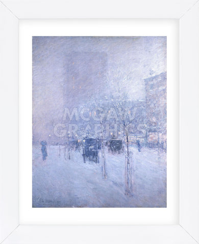 Late Afternoon, New York, Winter, 1900 (Framed) -  Childe Hassam - McGaw Graphics