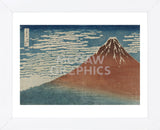 Fine Wind, Clear Weather (Framed) -  Katsushika Hokusai - McGaw Graphics