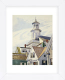 Methodist Church Tower, 1930 (Framed) -  Edward Hopper - McGaw Graphics