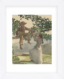 On the Fence, 1878 (Framed) -  Winslow Homer - McGaw Graphics