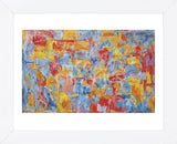 Map  (Framed) -  Jasper Johns - McGaw Graphics