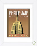 Empire State Building  (Framed) -  Brian James - McGaw Graphics