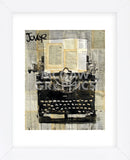 Typewriter (Framed) -  Loui Jover - McGaw Graphics