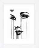 Untitled Face #4 (Framed) -  Loui Jover - McGaw Graphics