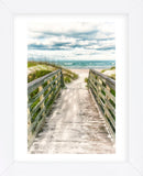 Seaside Entry (Framed) -  Mary Lou Johnson - McGaw Graphics