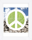 Green Peace (Framed) -  Jenny Kraft - McGaw Graphics