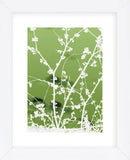 Autumn Branch (green)  (Framed) -  Jenny Kraft - McGaw Graphics