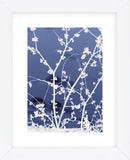 Autumn Branch (blue)  (Framed) -  Jenny Kraft - McGaw Graphics