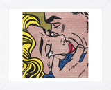 Kiss V (Framed) -  Roy Lichtenstein - McGaw Graphics