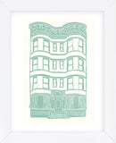 Williamsburg Building 4 (Brownstone) (Framed) -  live from bklyn - McGaw Graphics