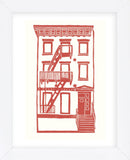 Williamsburg Building 7 (S. 4th and Driggs Ave.) (Framed) -  live from bklyn - McGaw Graphics