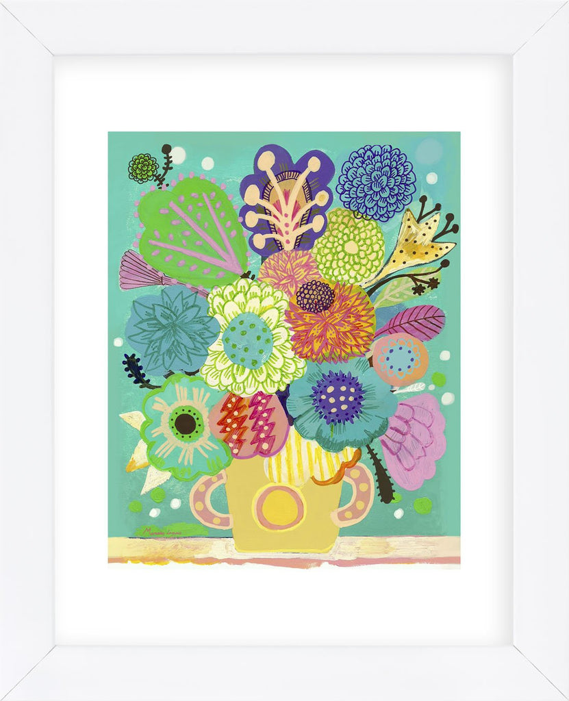 Green Vase (Framed) | McGaw Graphics