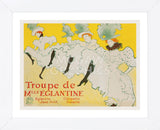 La Troupe de Mademoiselle Églantine, 1896 (Framed) -  Henri de Toulouse Lautrec - McGaw Graphics