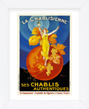 La Chablisienne Ses Chablis Authentiques, 1926 (Framed) -  Henry Le Monnier - McGaw Graphics