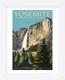Yosemite Falls (Framed) -  Lantern Press - McGaw Graphics