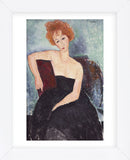 Red-Headed Woman    (Framed) -  Amedeo Modigliani - McGaw Graphics