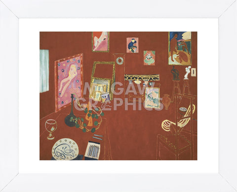 The Red Studio (Framed) -  Henri Matisse - McGaw Graphics