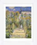 The Artist's Garden at Vetheuil, 1880  (Framed) -  Claude Monet - McGaw Graphics