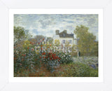 The Artist's Garden in Argenteuil (A Corner of the Garden with Dahlias), 1873  (Framed) -  Claude Monet - McGaw Graphics