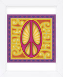 Peace Sign (pink) (Framed) -  Kem McNair - McGaw Graphics