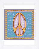 Peace Sign (yellow) (Framed) -  Kem McNair - McGaw Graphics